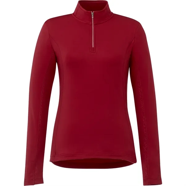Vintage Red (369) color option for Women's Caltech Knit Quarter Zip