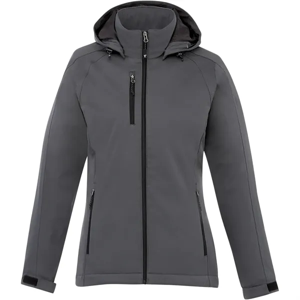 Hs Charcoal (793) color option for Women's Bryce Insulated Softshell Jacket