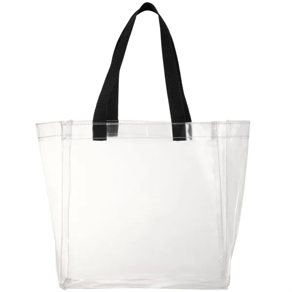 Black (Bk) color option for Rally Clear Stadium Tote
