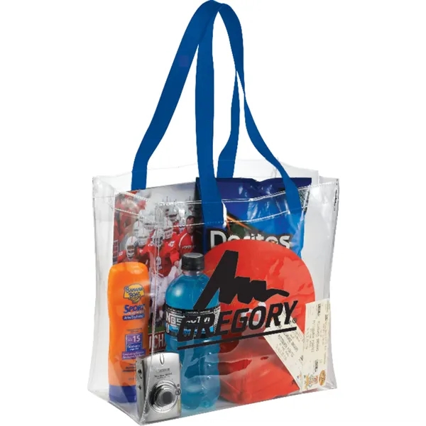 Royal (Ryl) color option for Rally Clear Stadium Tote