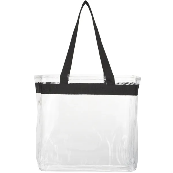 Black (Bk) color option for Game Day Clear Stadium Tote