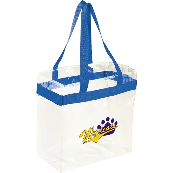 Royal (Ryl) color option for Game Day Clear Stadium Tote