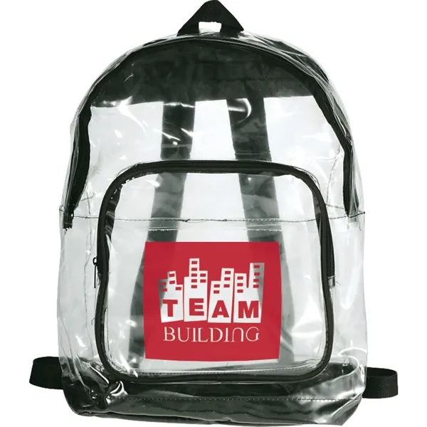 Black (Bk) color option for Rally Clear Backpack