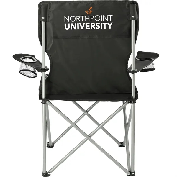 Black (Bk) color option for Fanatic Event Folding Chair