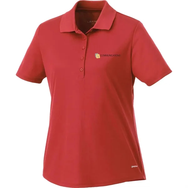 Team Red (358) color option for Women's Edge Short Sleeve Polo