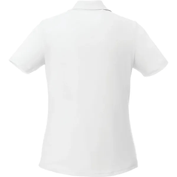 White (125) color option for Women's Edge Short Sleeve Polo