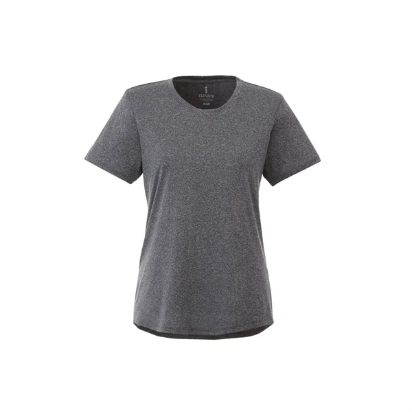 Heather Charcoal (986) color option for Women's Omi Short Sleeve Tech Tee