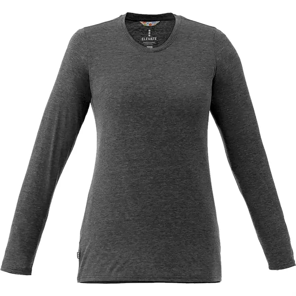 Heather Dark Charcoal (988) color option for Women's Holt Long Sleeve Tee