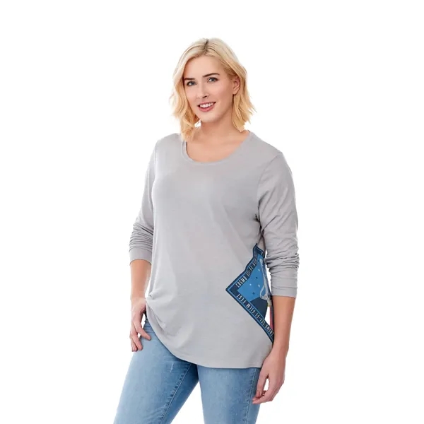 Heather Grey (932) color option for Women's Holt Long Sleeve Tee