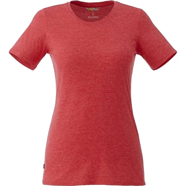 Team Red Heather (358) color option for Women's Sarek Short Sleeve Tee