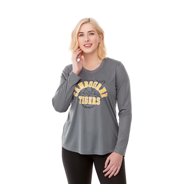 Steel Grey (945) color option for Women's Parima Ls Tech Tee