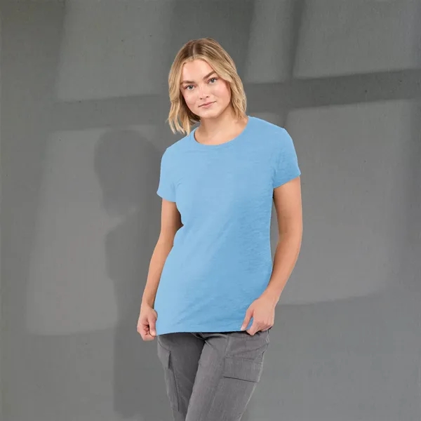 Sky Heather (422) color option for Women's Bodie Short Sleeve Tee