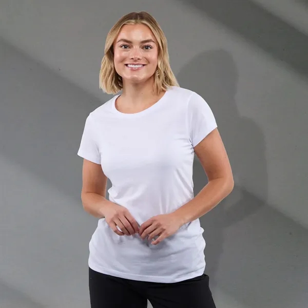 White (125) color option for Women's Bodie Short Sleeve Tee