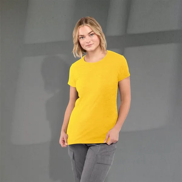 Yellow Heather (234) color option for Women's Bodie Short Sleeve Tee