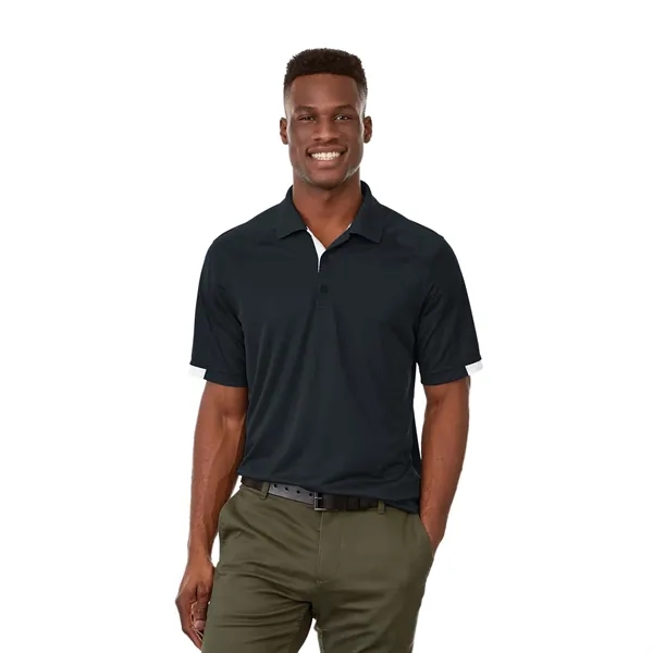 Navy/White (575) color option for Men's Kiso Short Sleeve Polo