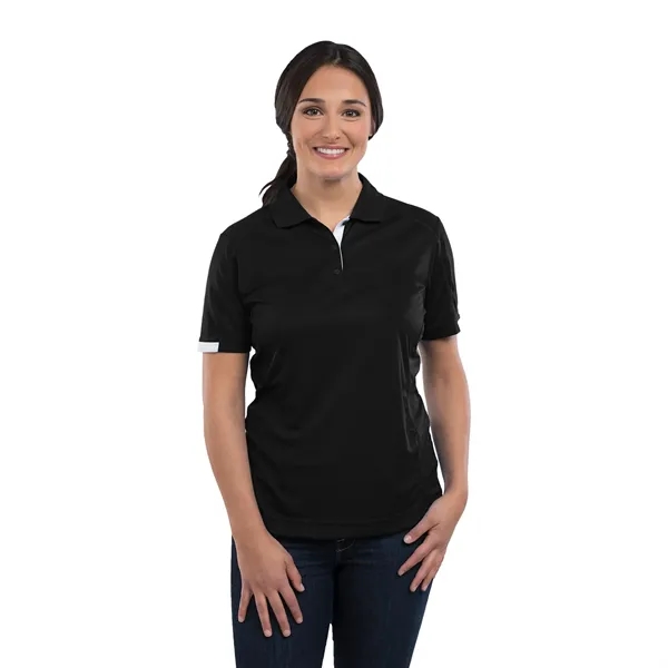 Black/White (995) color option for Women's Kiso Short Sleeve Polo