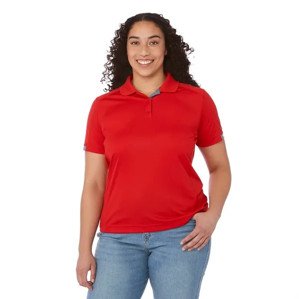 Red/Steel Grey (356) color option for Women's Kiso Short Sleeve Polo