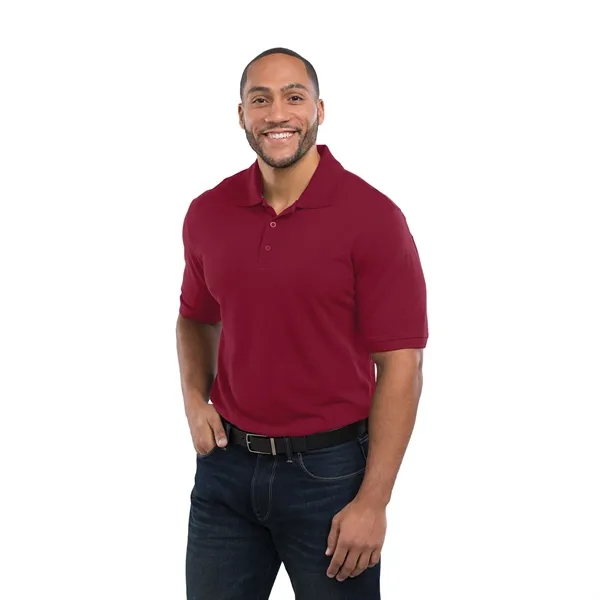 Maroon (384) color option for Mens Crandall Short Sleeve Polo