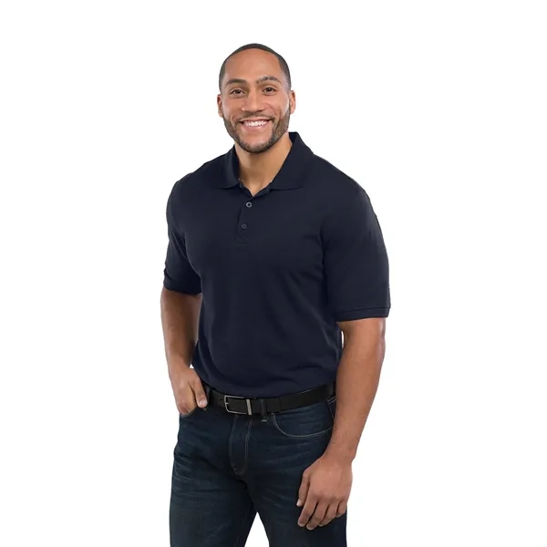 Navy (575) color option for Mens Crandall Short Sleeve Polo
