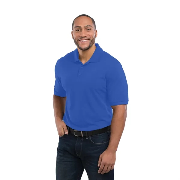 New Royal (561) color option for Mens Crandall Short Sleeve Polo