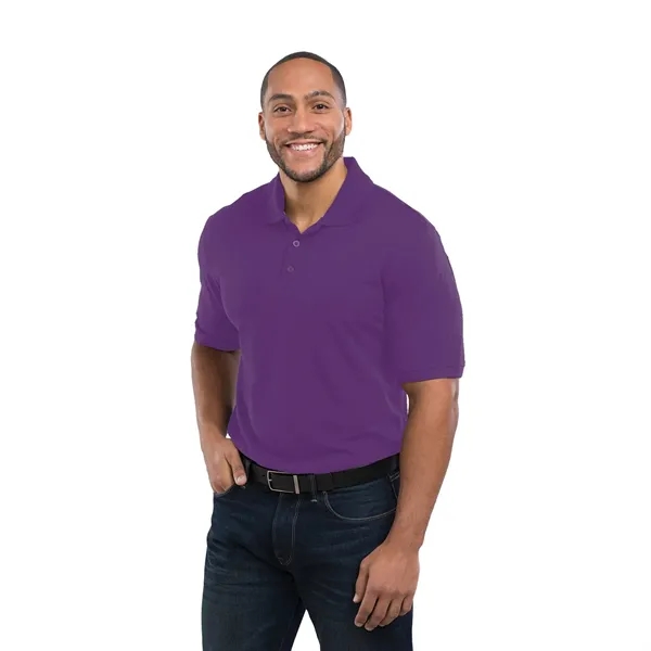 Purple (590) color option for Mens Crandall Short Sleeve Polo