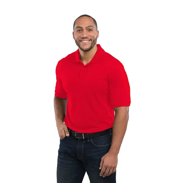 Team Red (358) color option for Mens Crandall Short Sleeve Polo