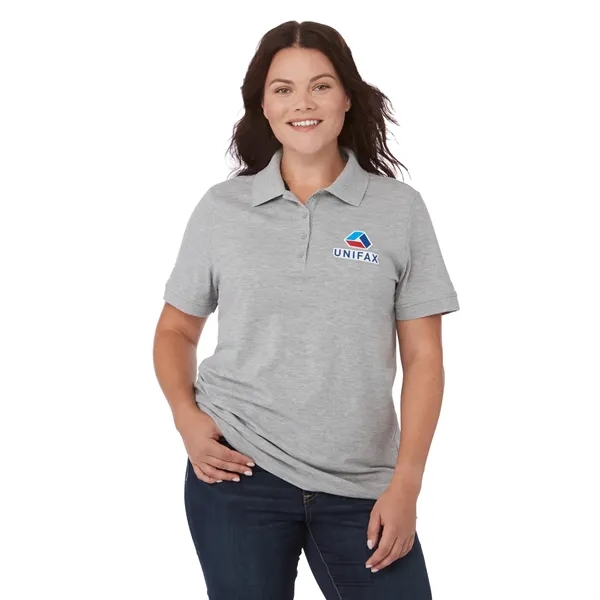 Heather Grey (932) color option for Womens Crandall Short Sleeve Polo