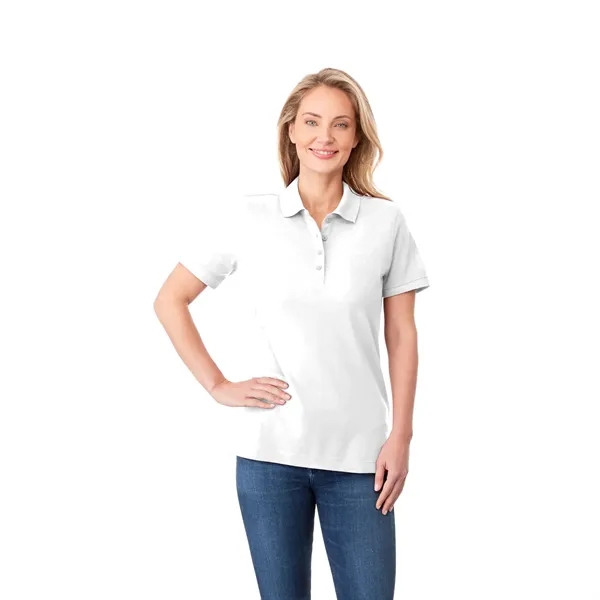 White (125) color option for Womens Crandall Short Sleeve Polo