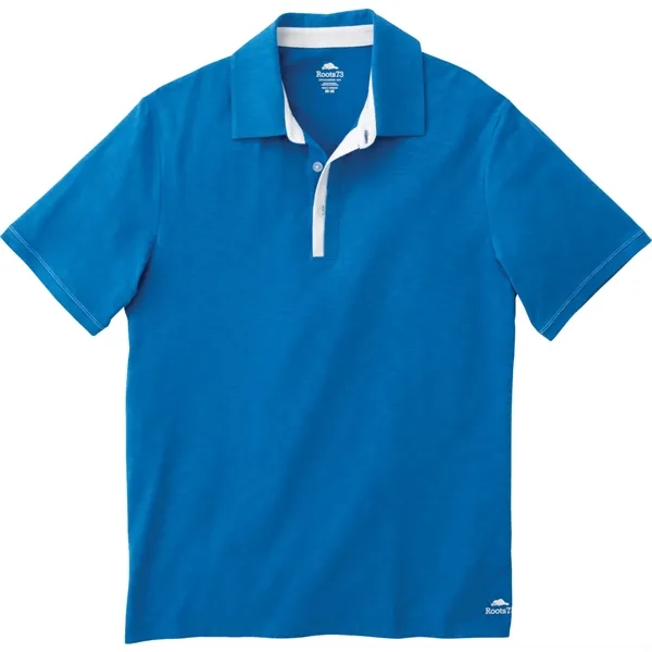 Baltic Blue/White (436) color option for Men's Stillwater Roots73 Ss Polo
