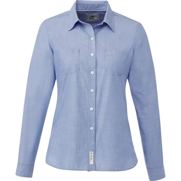 Solace Blue (433) color option for Women's Clearwater Roots73 Ls Shirt