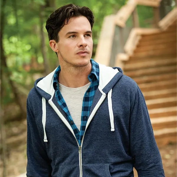 Ink Blue Heather (571) color option for Men's Sandylake Roots73 F/Z Hoody