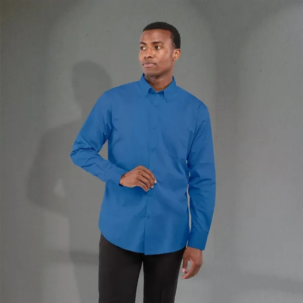 Blue (480) color option for Men's Wilshire Long Sleeve Shirt