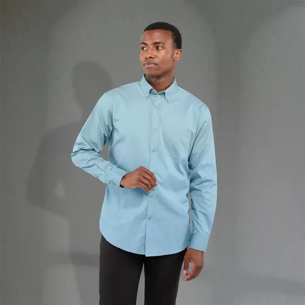 Frost Blue (435) color option for Men's Wilshire Long Sleeve Shirt