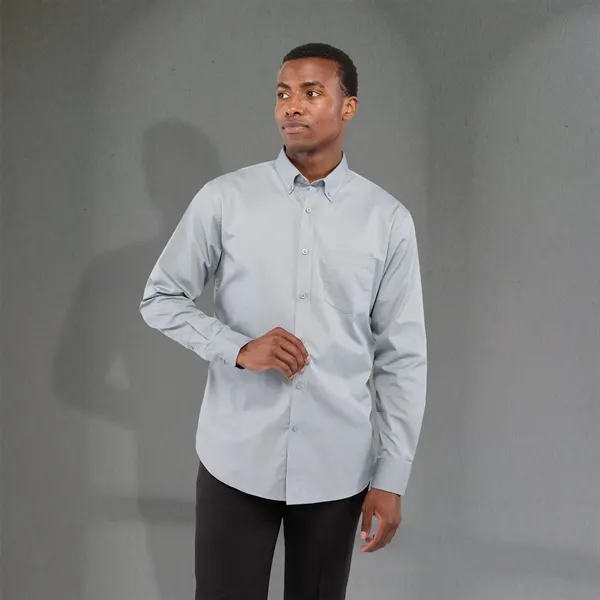 Grey (940) color option for Men's Wilshire Long Sleeve Shirt