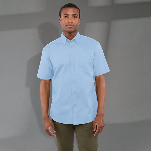 Frost Blue (435) color option for Men's Stirling Short Sleeve Shirt