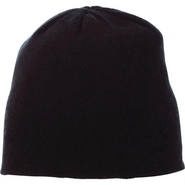 Black (995) color option for Unisex Level Knit Beanie