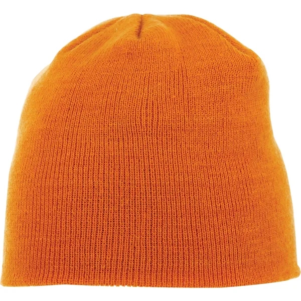 Saffron (270) color option for Unisex Level Knit Beanie