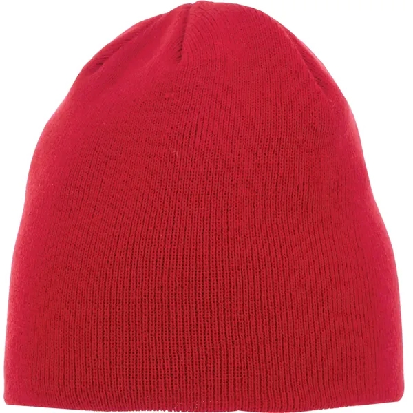 Team Red (358) color option for Unisex Level Knit Beanie
