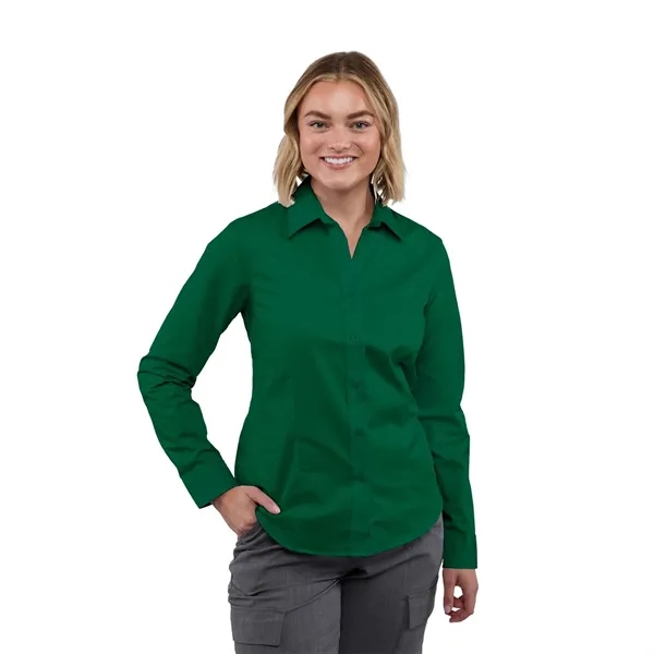 Forest Green (640) color option for Women's Wilshire Long Sleeve Shirt
