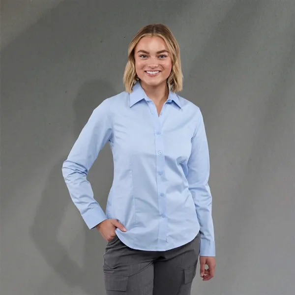Frost Blue (435) color option for Women's Wilshire Long Sleeve Shirt
