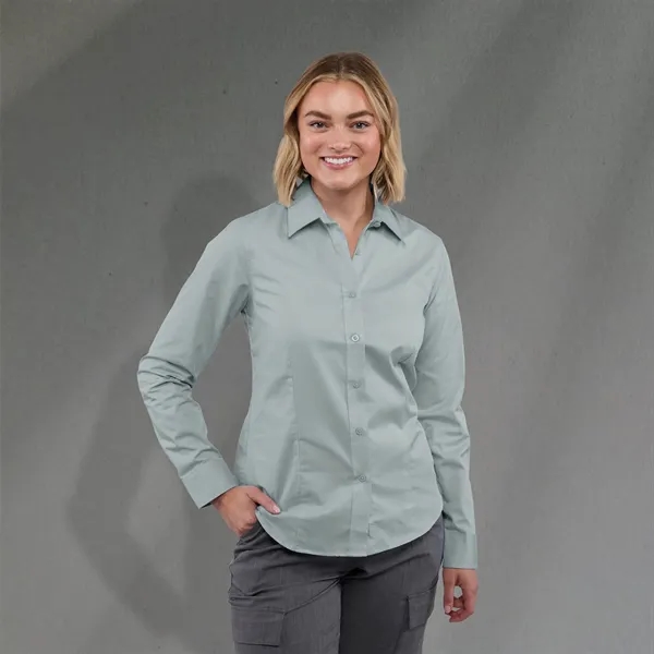 Grey (940) color option for Women's Wilshire Long Sleeve Shirt