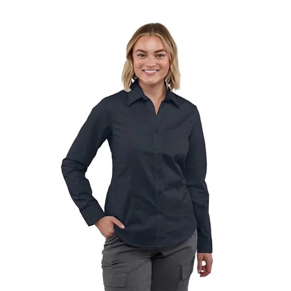 Navy (575) color option for Women's Wilshire Long Sleeve Shirt