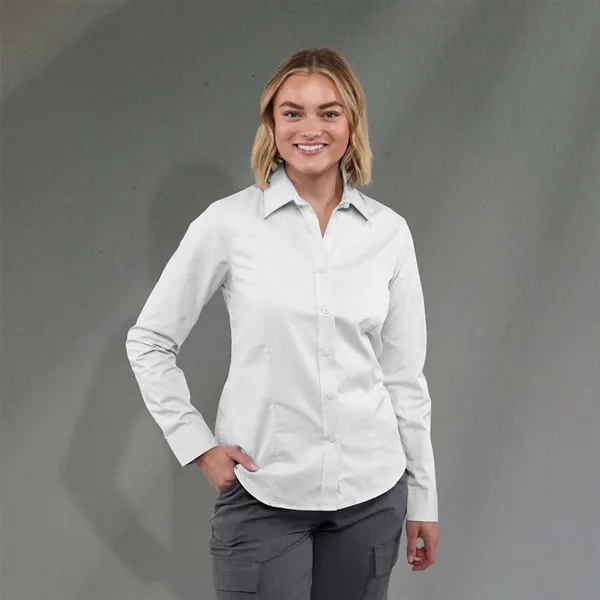White (125) color option for Women's Wilshire Long Sleeve Shirt