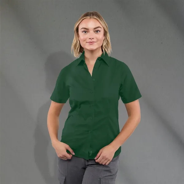 Forest Green (640) color option for Women's Stirling Short Sleeve Shirt