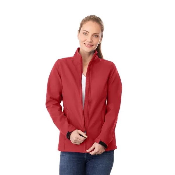 Team Red (358) color option for Women's Maxson Softshell Jacket