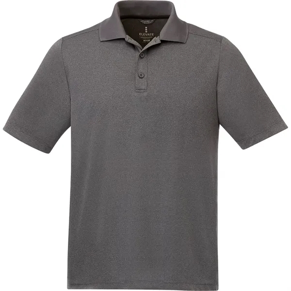 Heather Dark Charcoal (988) color option for Men's Dade Short Sleeve Polo