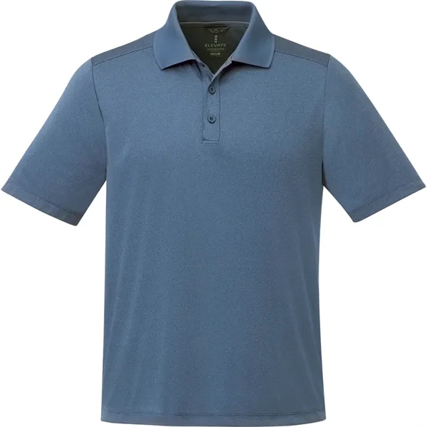 Vintage Navy Heather (573) color option for Men's Dade Short Sleeve Polo