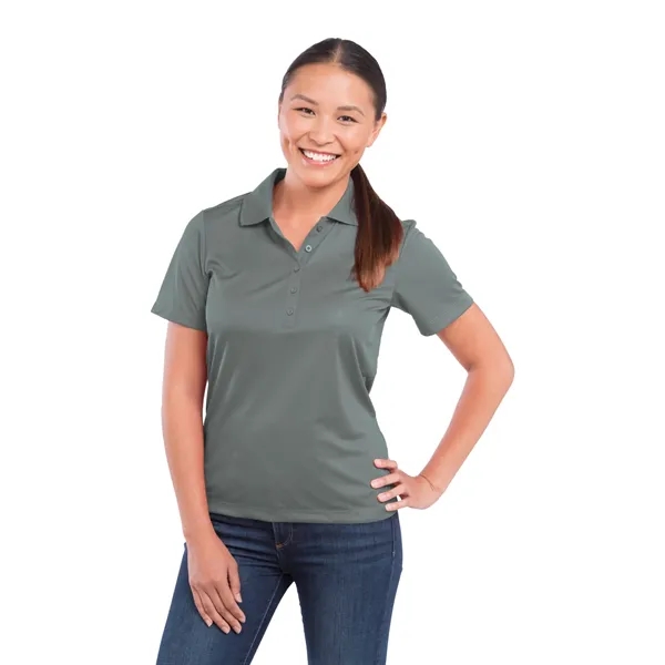 Steel Grey (945) color option for Women's Dade Short Sleeve Polo