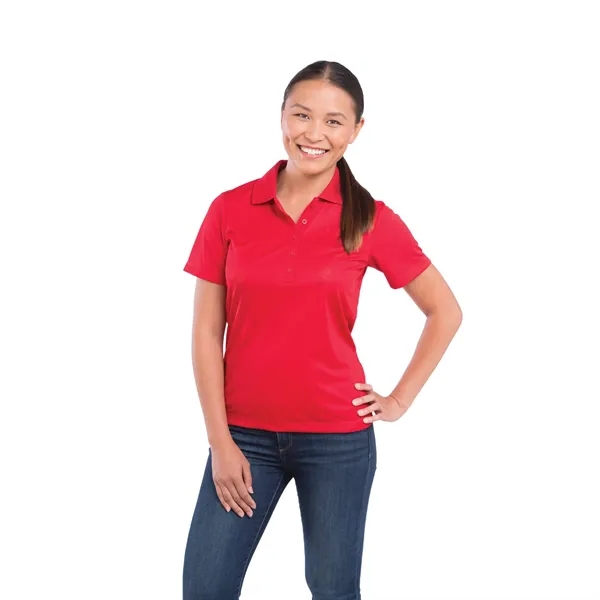 Team Red (358) color option for Women's Dade Short Sleeve Polo