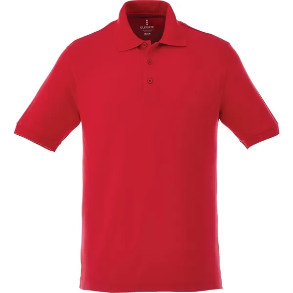 Team Red (358) color option for Men's Belmont Short Sleeve Polo